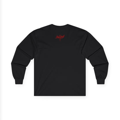 The Baseball Life Long Sleeve T-Shirt_Red Print