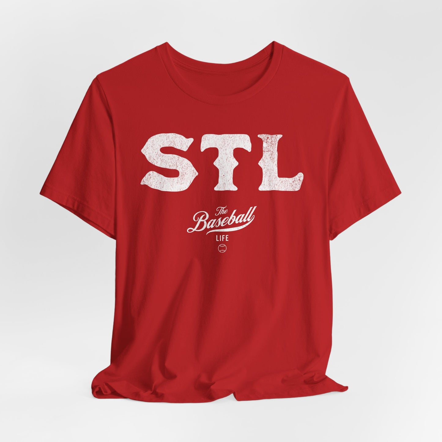 The Baseball Life City Series T-Shirt_STL Red