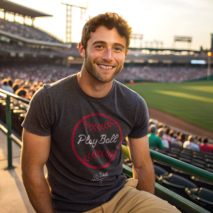 Play Ball Graphic Baseball T-Shirt