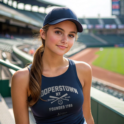 Cooperstown NY_Artifacts Baseball Collection Racerback Tank