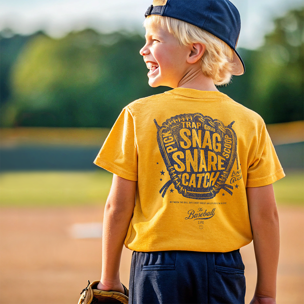 Youth The Baseball Life Glovework T-Shirt