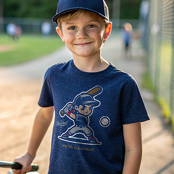 Youth Baseball T-Shirt_My Life is Baseball_AT BAT