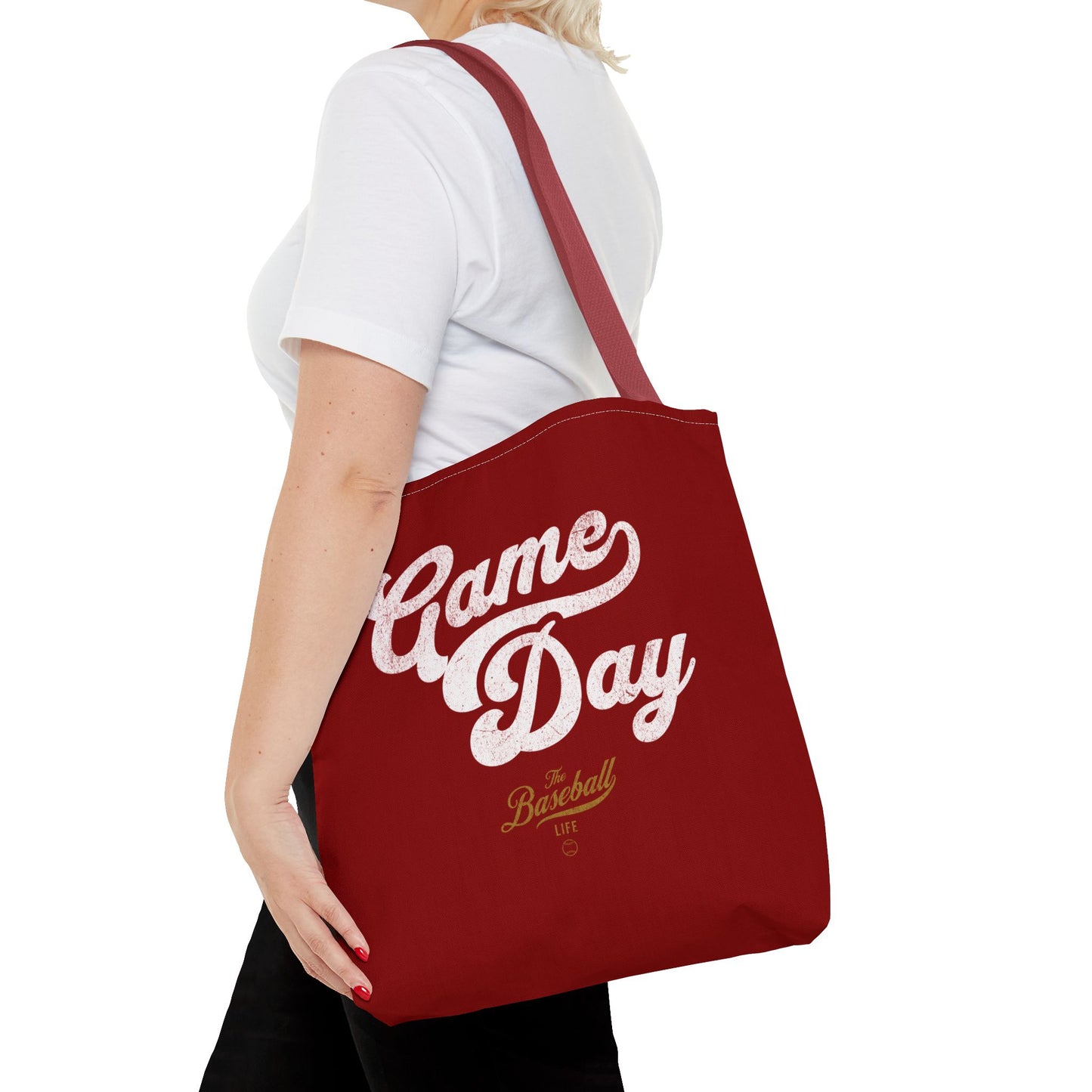Game Day Tote Bag_Maroon
