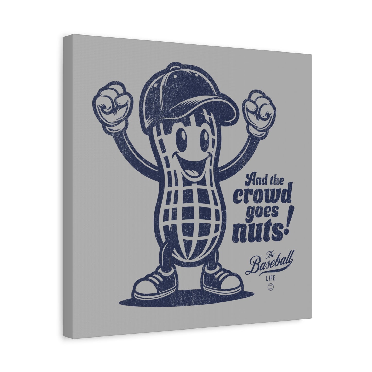 Crowd Goes Nuts Wall Art Canvas_Silver Gray