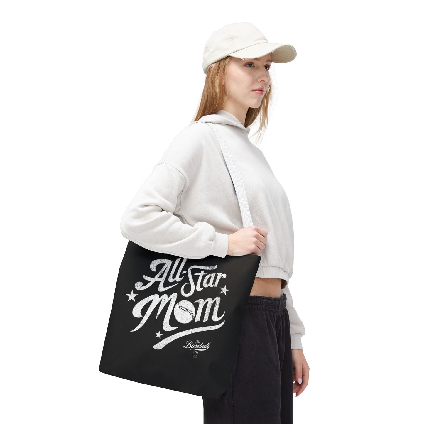 All-Star Mom Tote Bag_Black