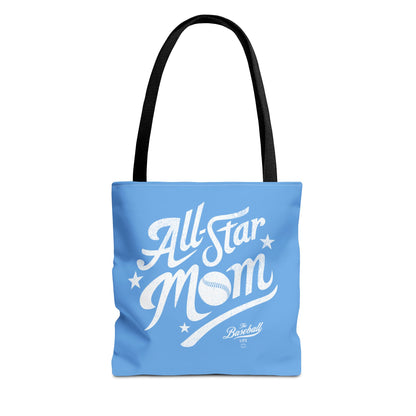 All-Star Mom Tote Bag_Carolina Blue