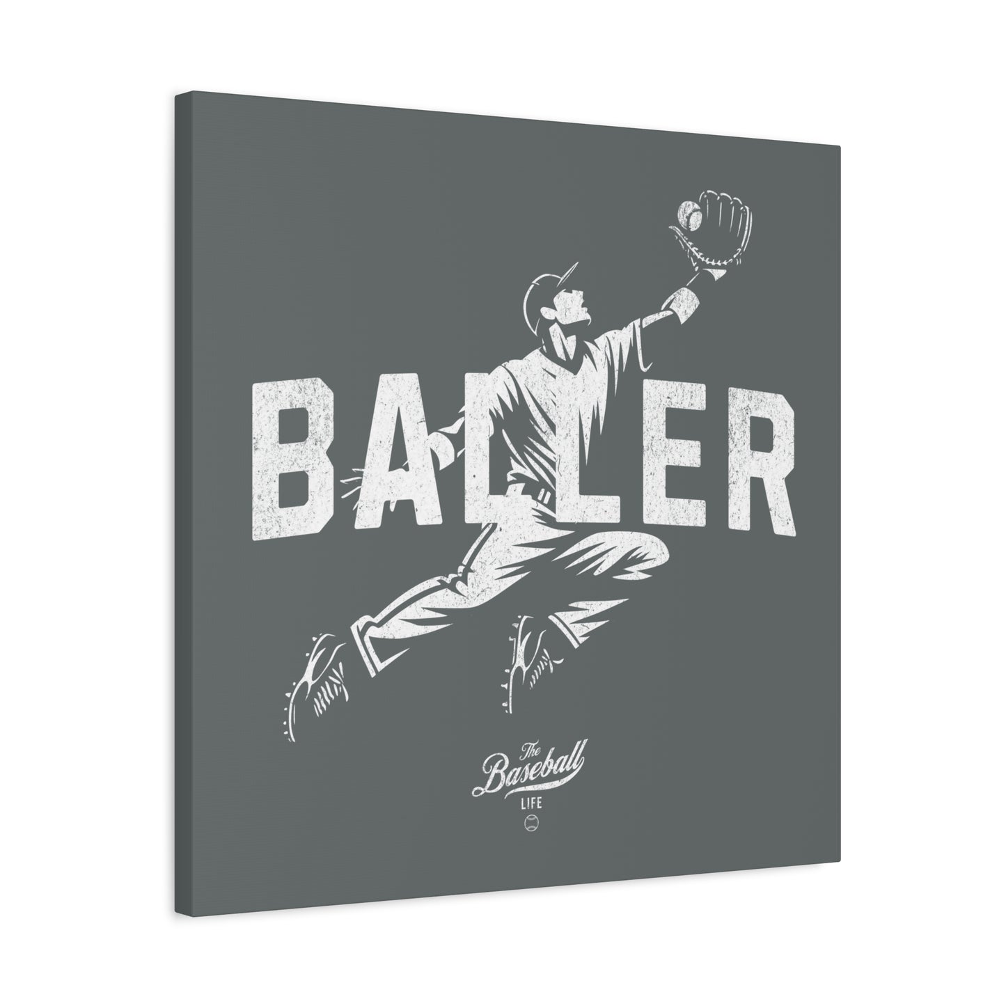 Baller Wall Art Canvas_Dark Gray