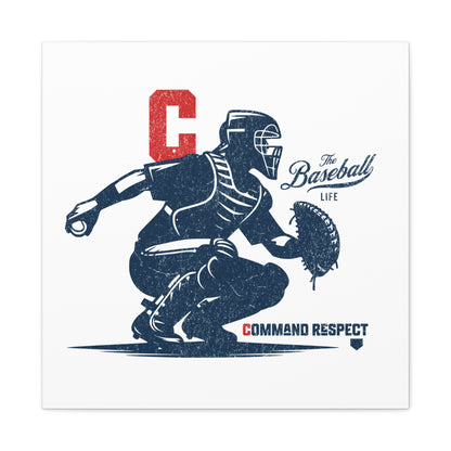 Catcher_Command Respect Wall Art Canvas_White