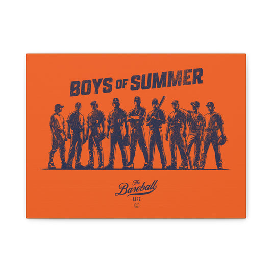 Boys of Summer Wall Art Canvas_Orange