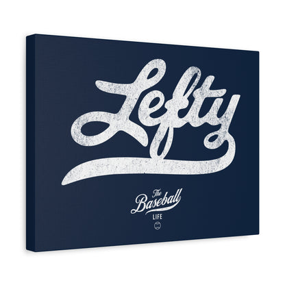Lefty Wall Art Canvas_Navy
