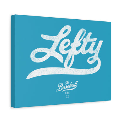 Lefty Wall Art Canvas_Turquoise