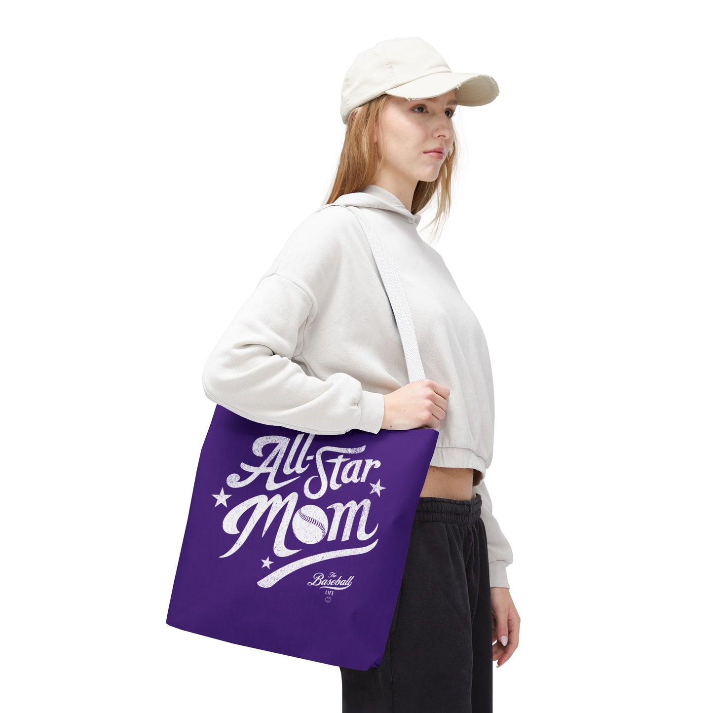 All-Star Mom Tote Bag_Team Purple