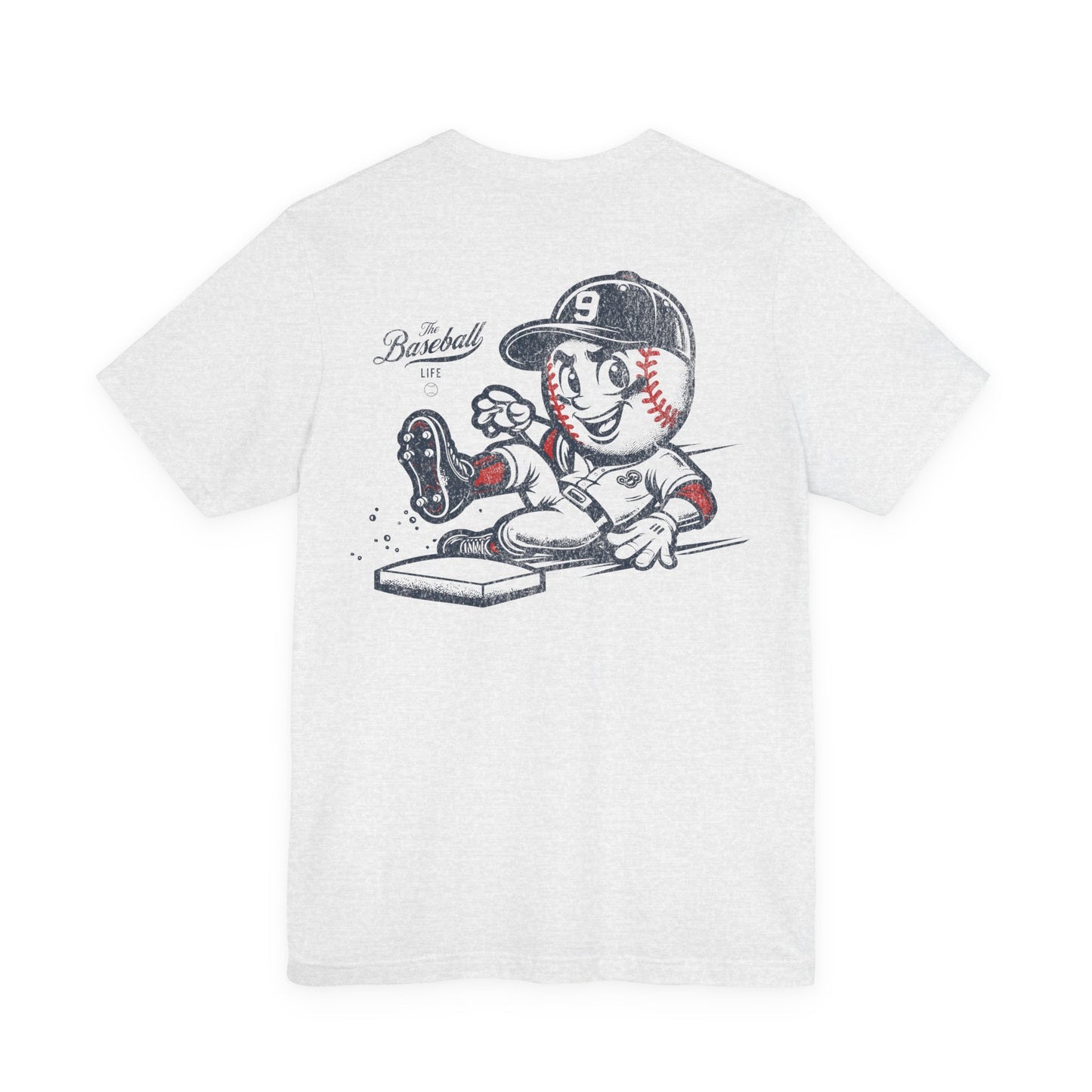 Mr. Baseball Mascot Sliding T-Shirt