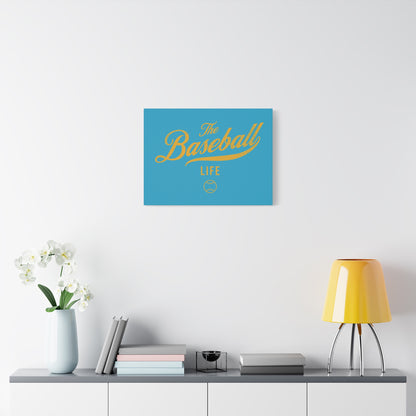 Wall Art Canvas_Turquoise w Yellow Gold