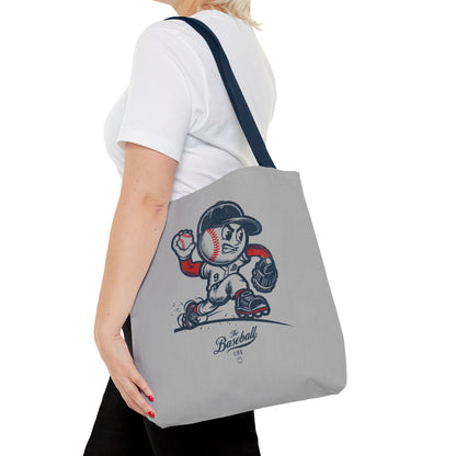 Mr. Baseball Mascot Pitching Tote