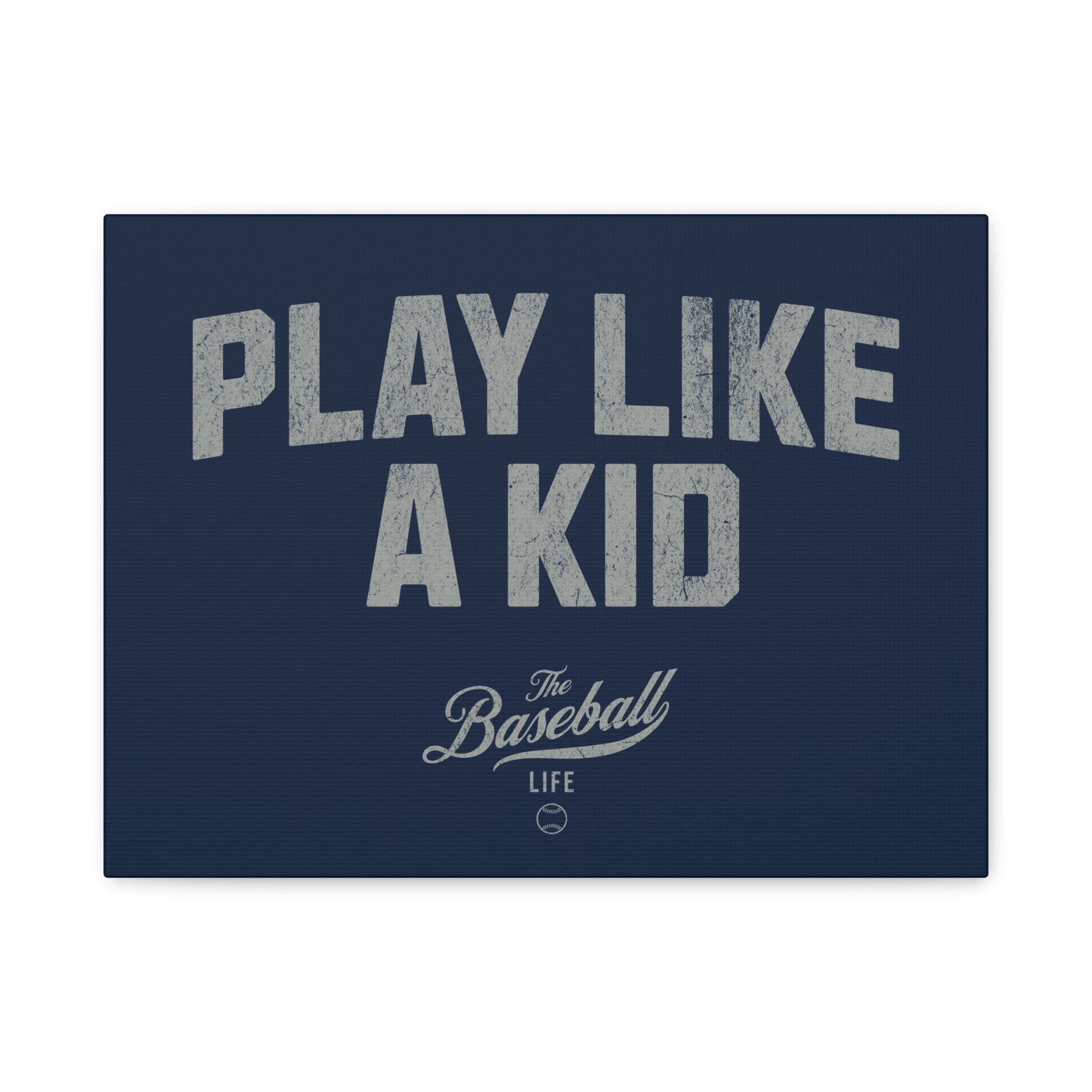 Play Like A Kid Wall Art Canvas_Navy