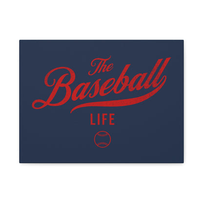 Wall Art Canvas_Navy w Red