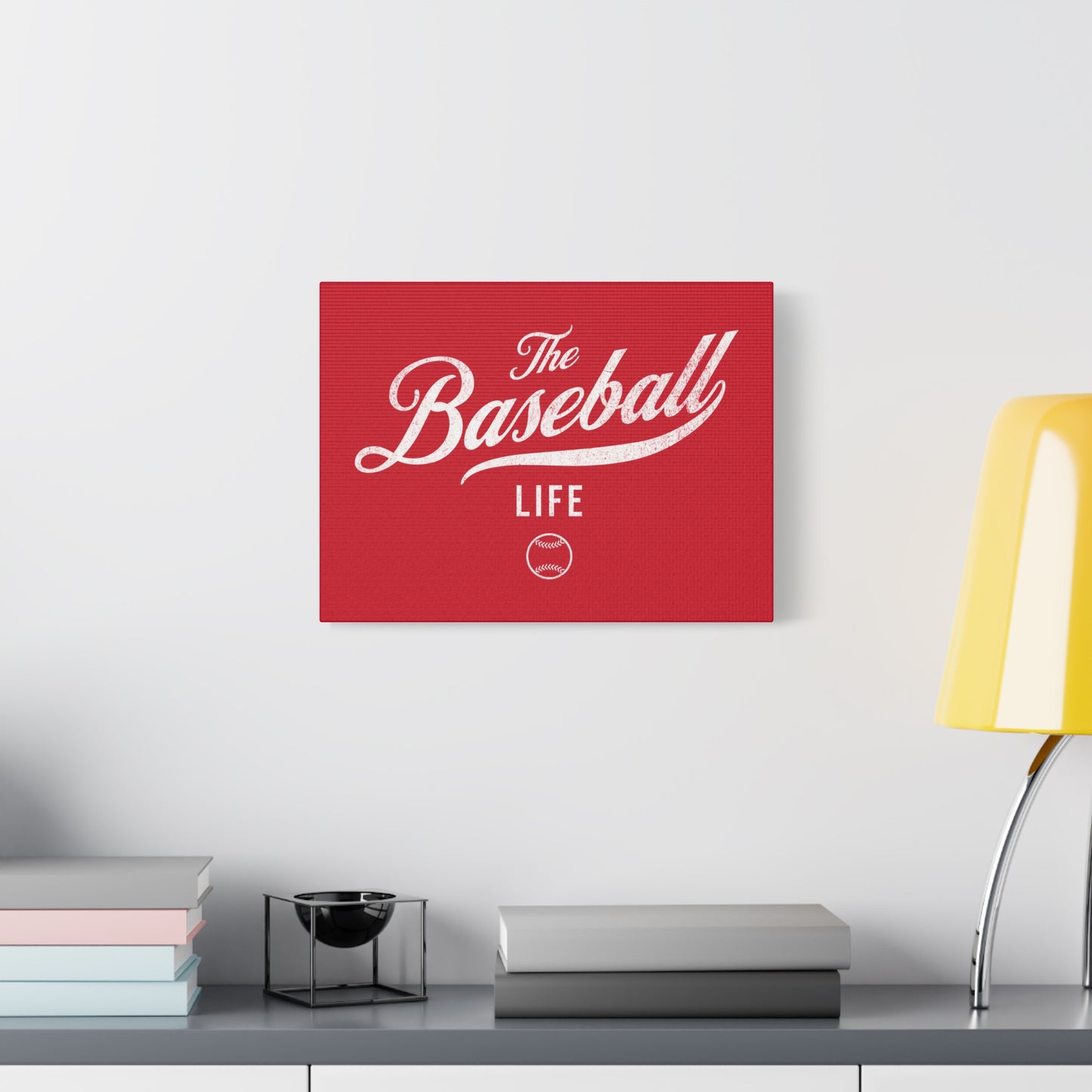 Wall Art Canvas_Red w White