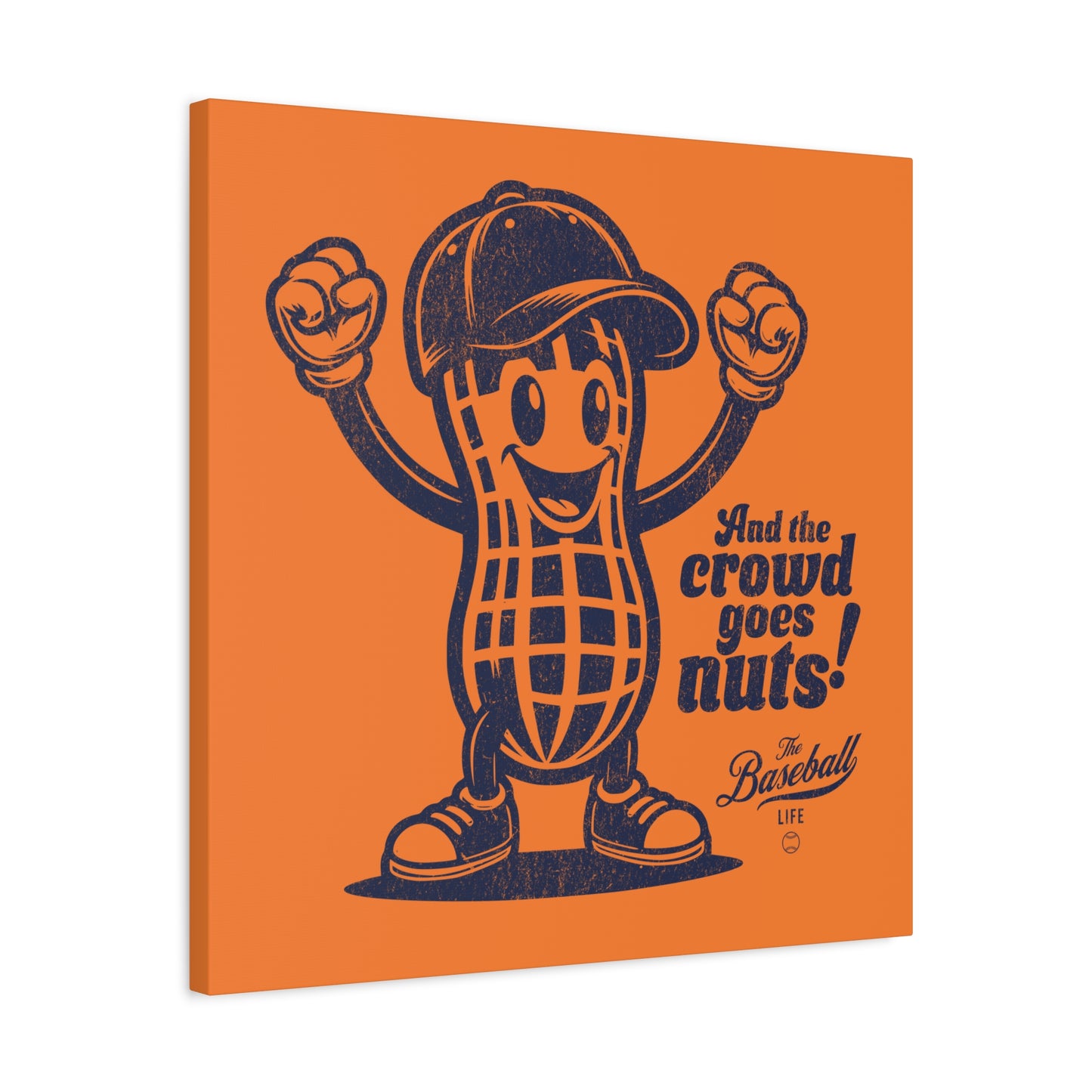 Crowd Goes Nuts Wall Art Canvas_Orange