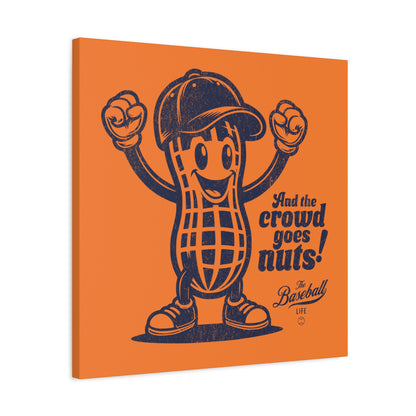 Crowd Goes Nuts Wall Art Canvas_Orange