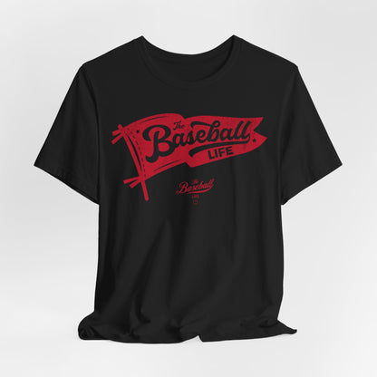 Classic Pennant_Red Print T-Shirt