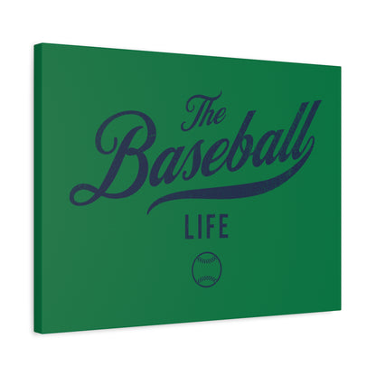 Wall Art Canvas_Green w Navy