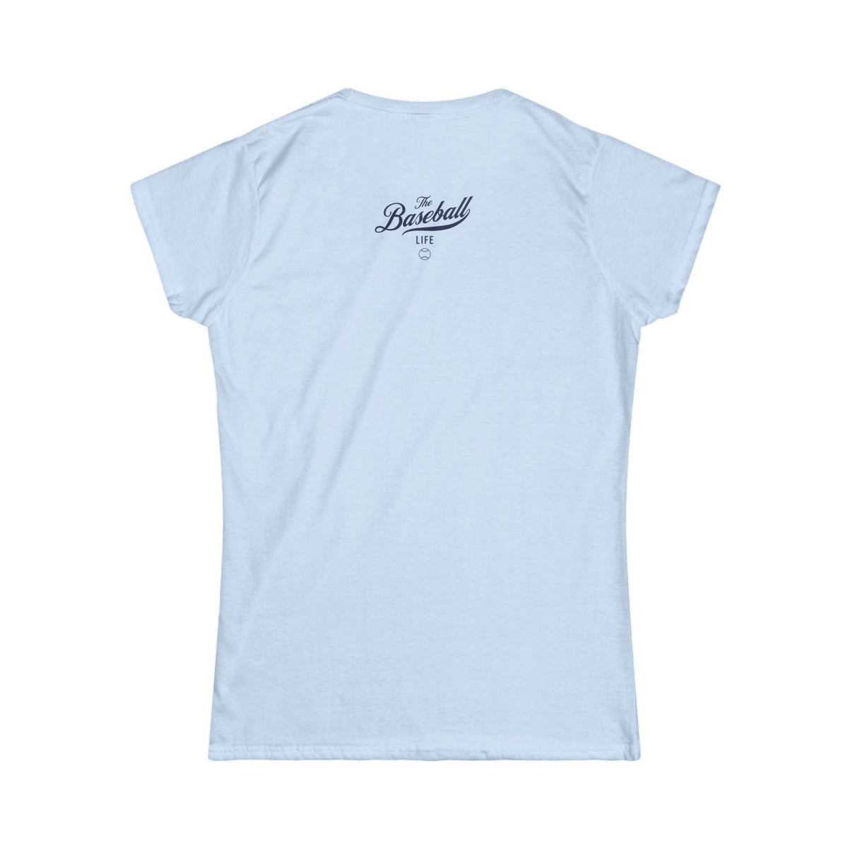 Play Ball Women's Baseball T-Shirt - Navy Print