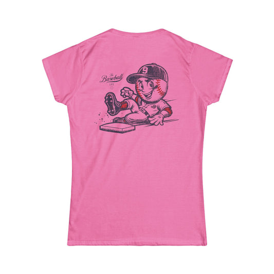 Mr. Baseball Life Mascot Sliding_Women's