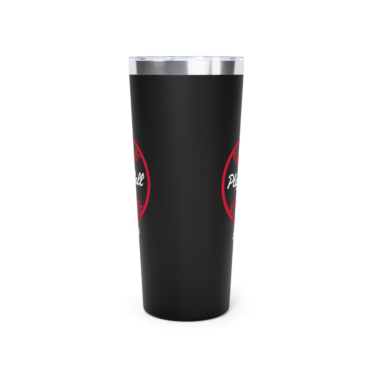 22oz Insulated Travel Tumbler_Play Ball Graphic Baseball