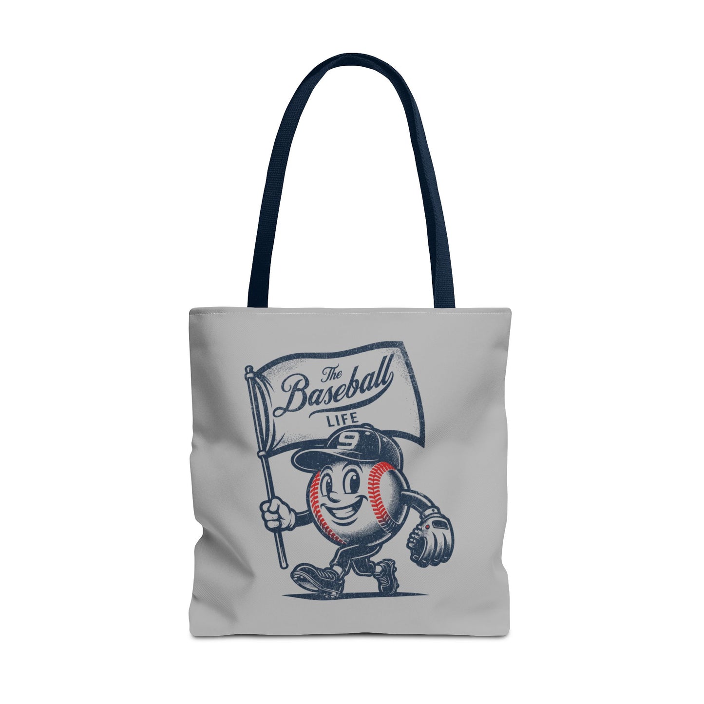 Mr. Baseball Mascot Flying Flag Tote