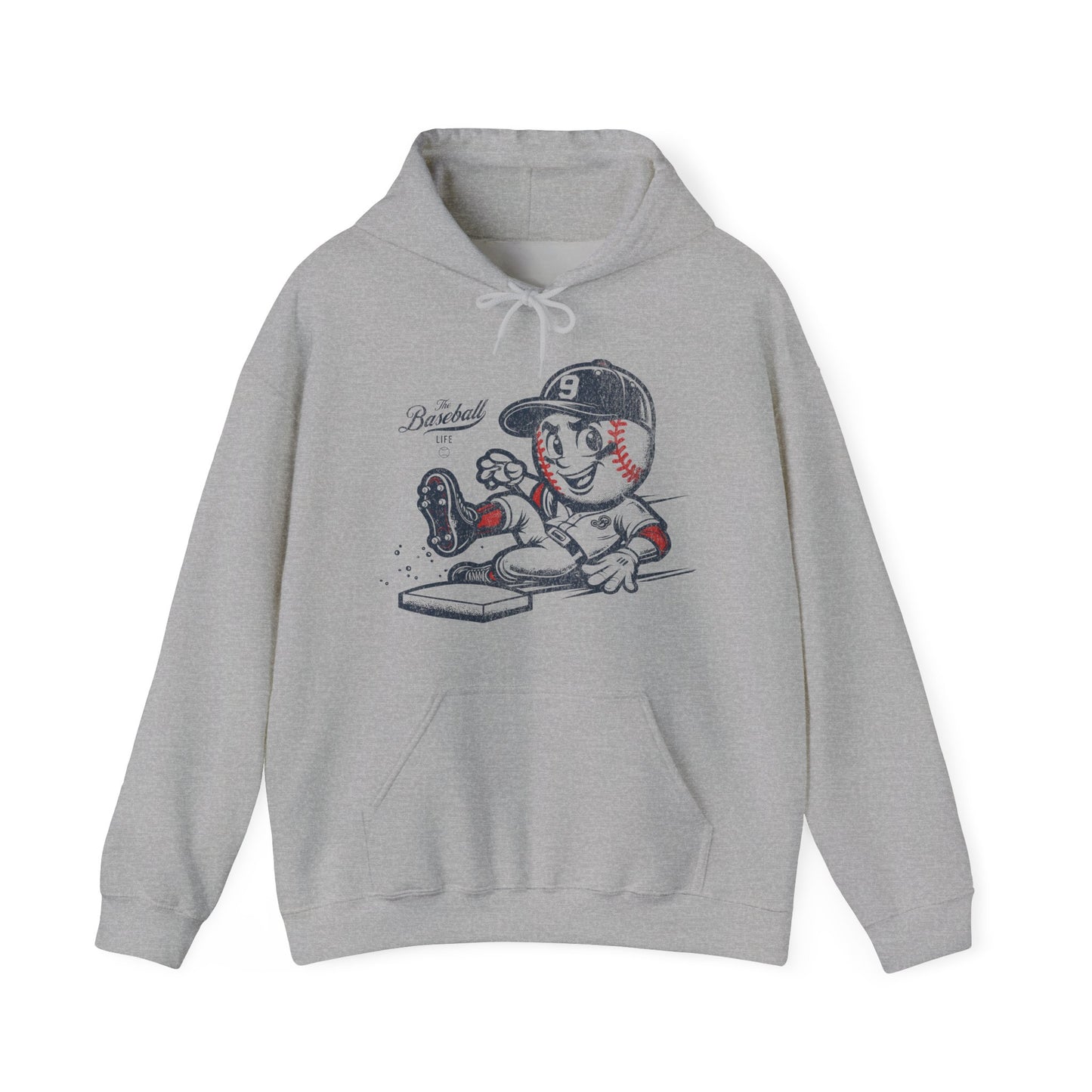 Mr. Baseball Mascot Sliding Hoodie