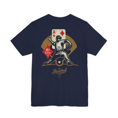 Ace of Diamonds Baseball T-Shirt