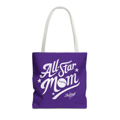 All-Star Mom Tote Bag_Team Purple