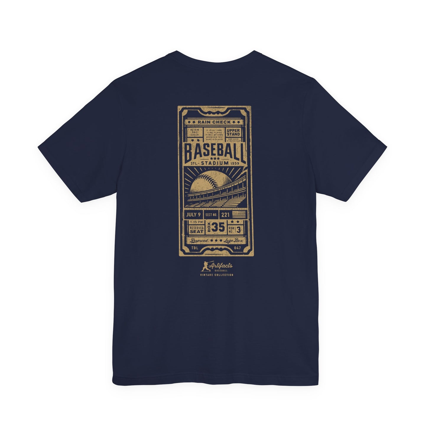 Box Seat Ticket Baseball T-Shirt