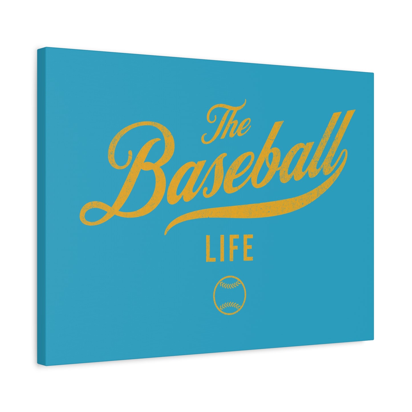 Wall Art Canvas_Turquoise w Yellow Gold