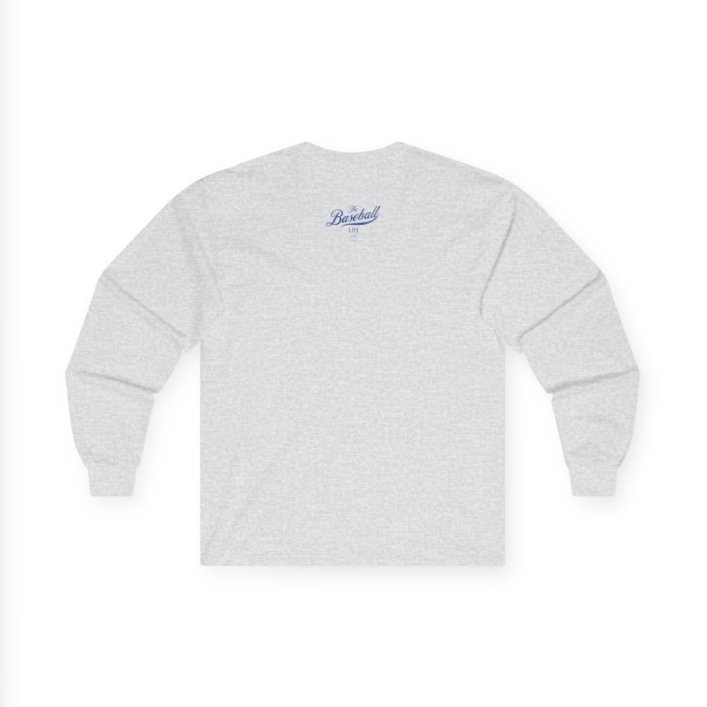 The Baseball Life Long Sleeve T-Shirt_Royal Blue Print