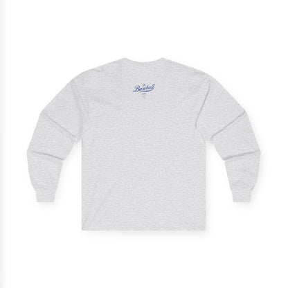 The Baseball Life Long Sleeve T-Shirt_Royal Blue Print