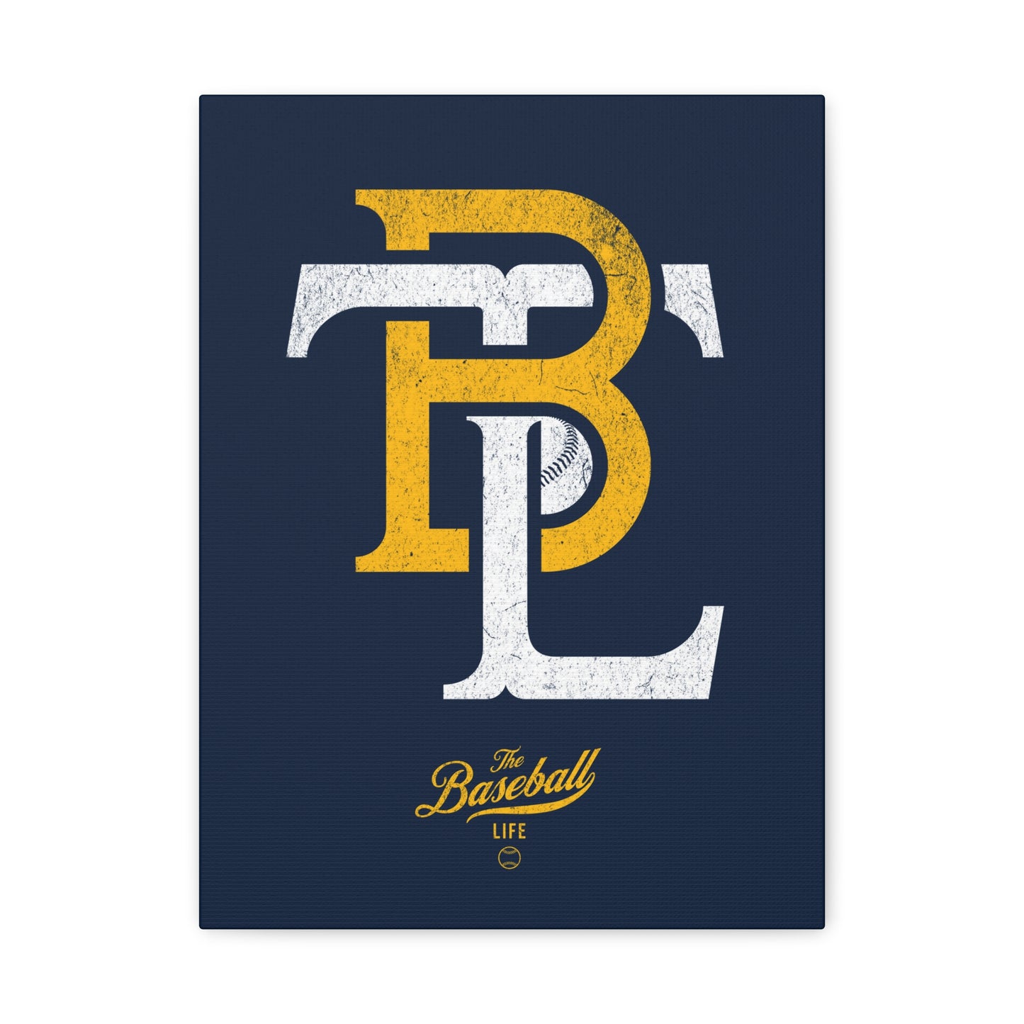 TBL Insignia Wall Art Canvas_Navy