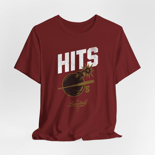 Hits Bombs Baseball T-Shirt