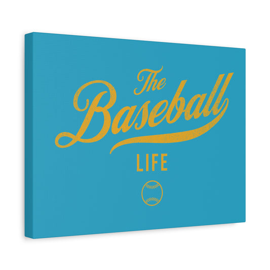 Wall Art Canvas_Turquoise w Yellow Gold