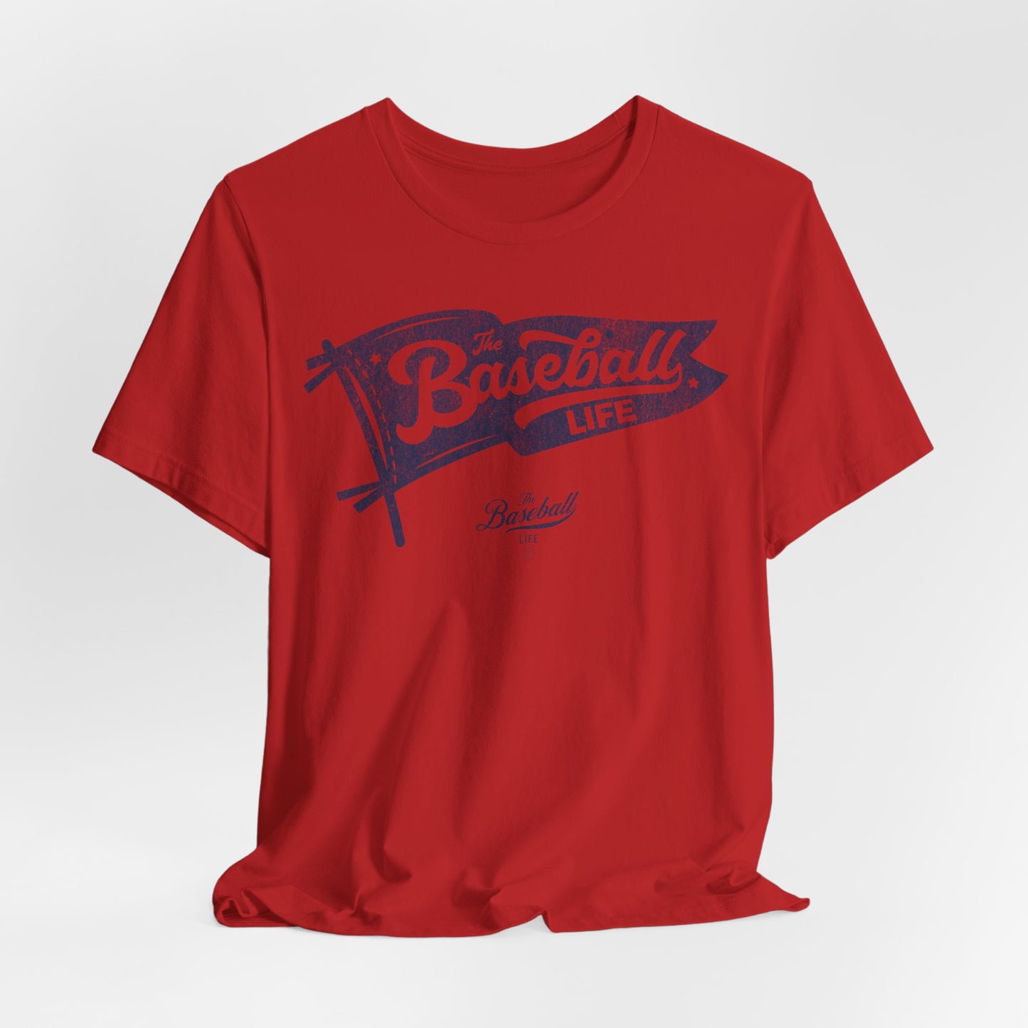 Classic Pennant_Navy Print T-Shirt