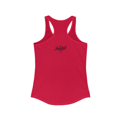 The Baseball Life Classic Script Tank_Black Print