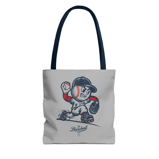 Mr. Baseball Mascot Pitching Tote