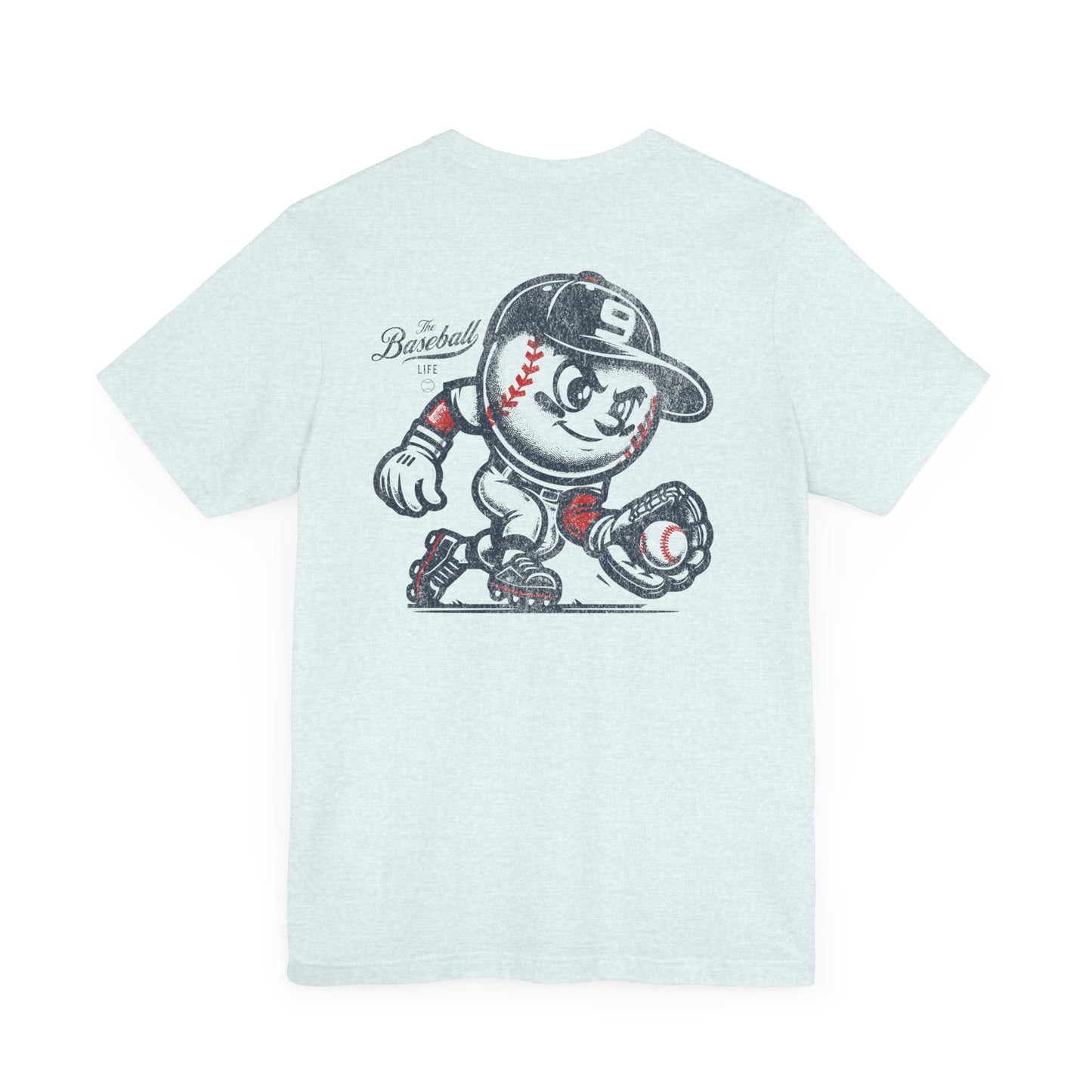 Mr. Baseball Mascot Fielding T-Shirt