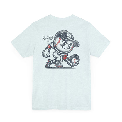 Mr. Baseball Mascot Fielding T-Shirt