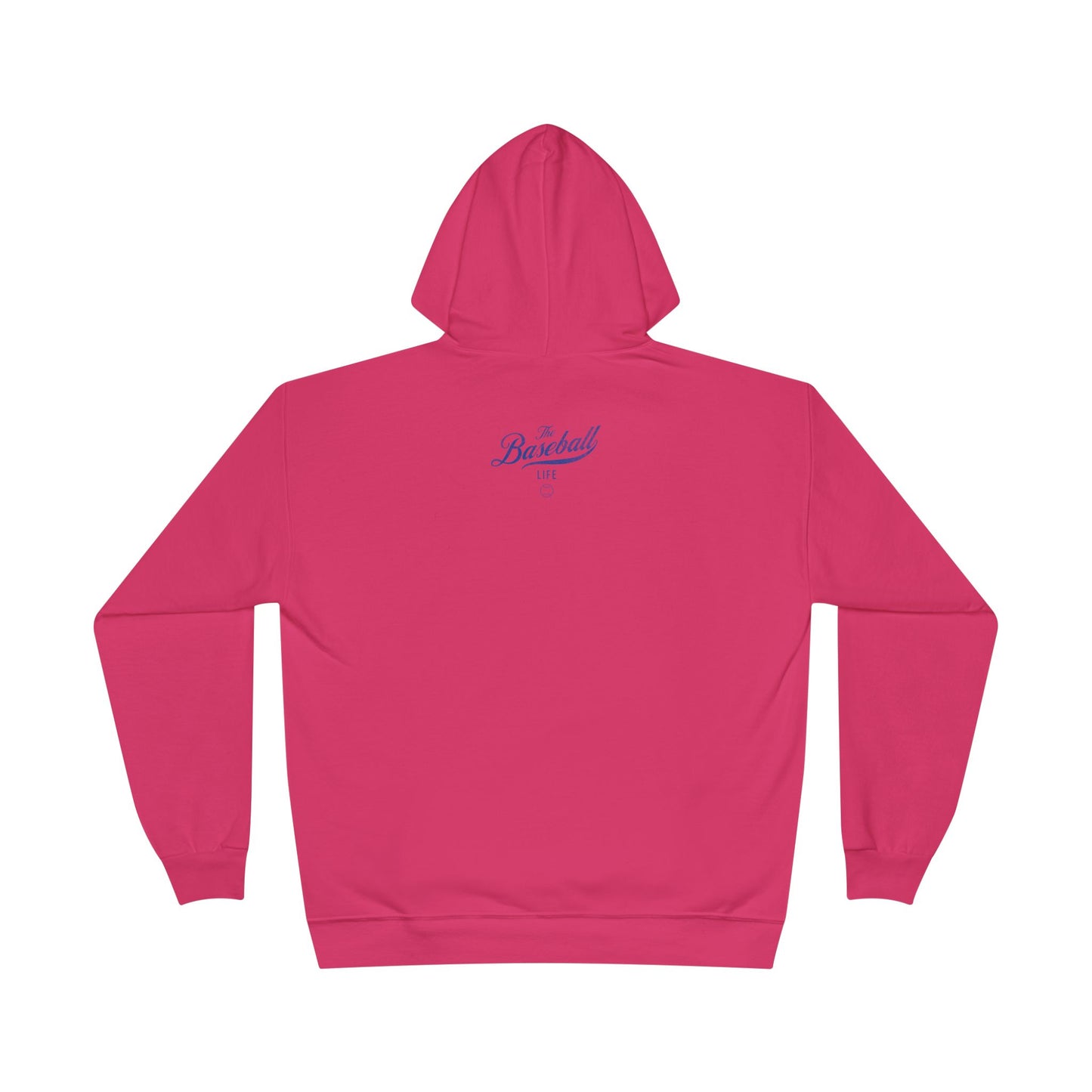 The Baseball Life Hoodie w/Grommets_Royal Blue Print
