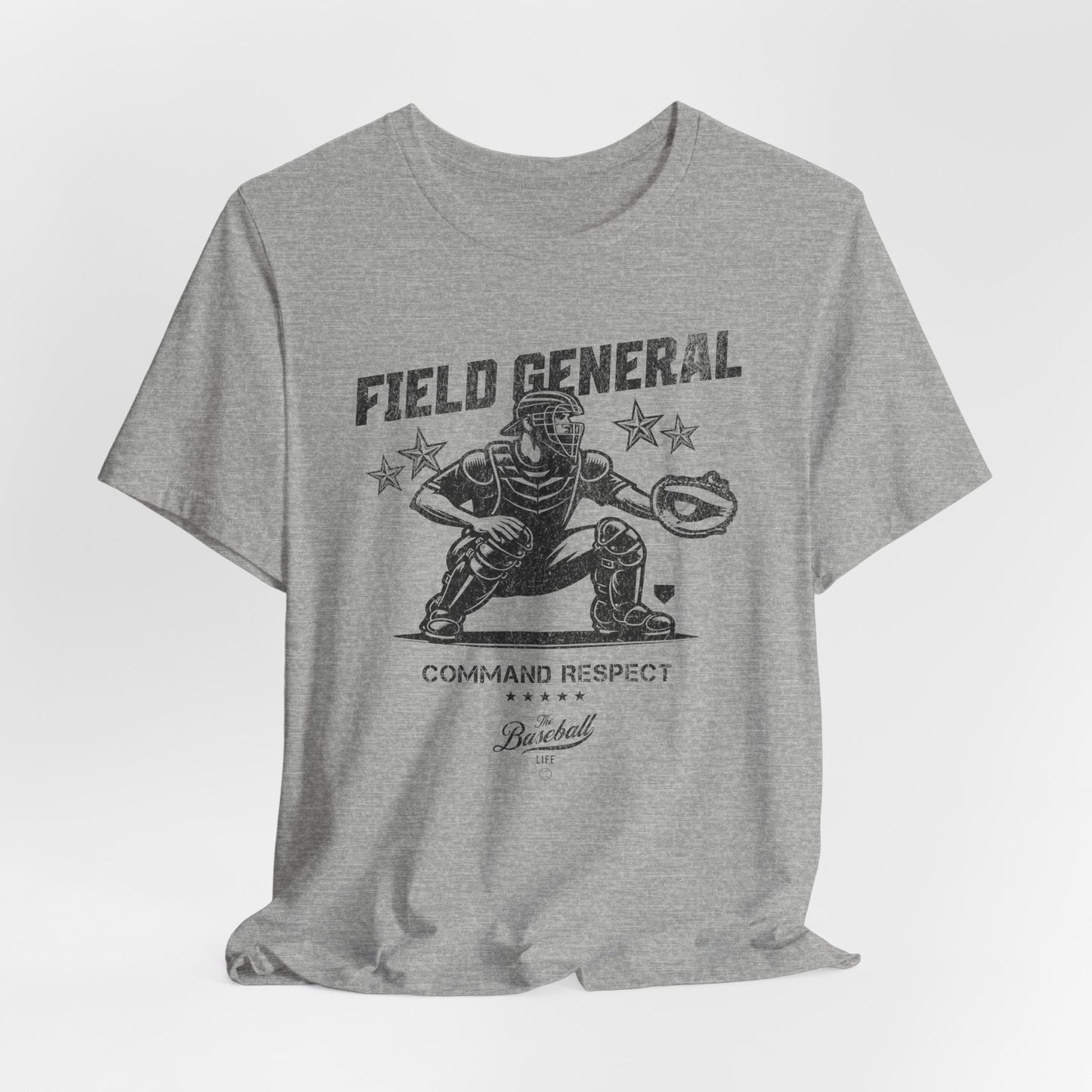 Field General Catcher Baseball T-Shirt