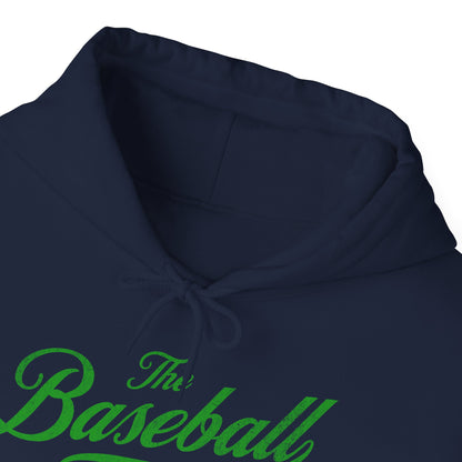 The Baseball Life Hoodie_Green Print