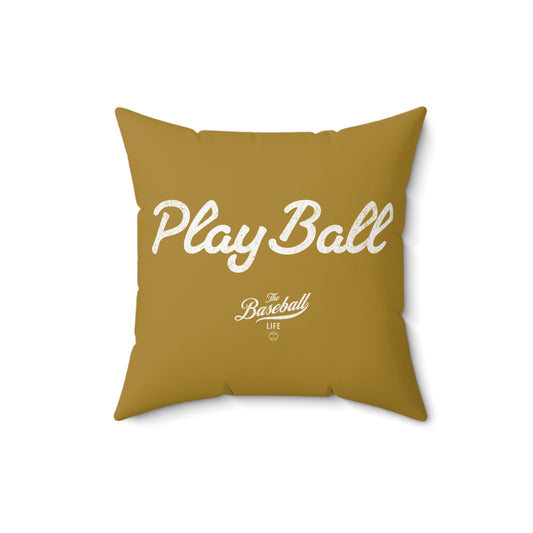 Accent Pillow_Play Ball_Old Gold