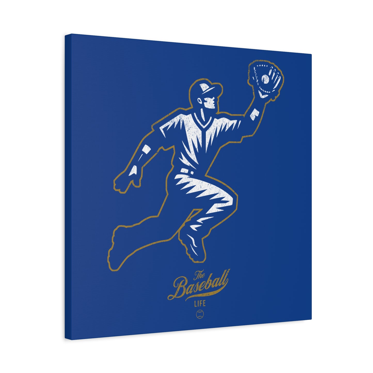 Player Icon Wall Art Canvas_Royal Blue